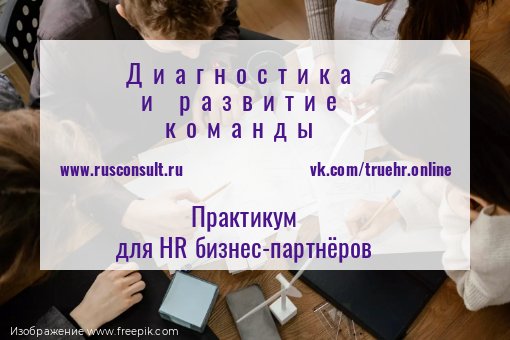 Практикум для HR специалистов 8220 Диагностика и развитие команды 8221