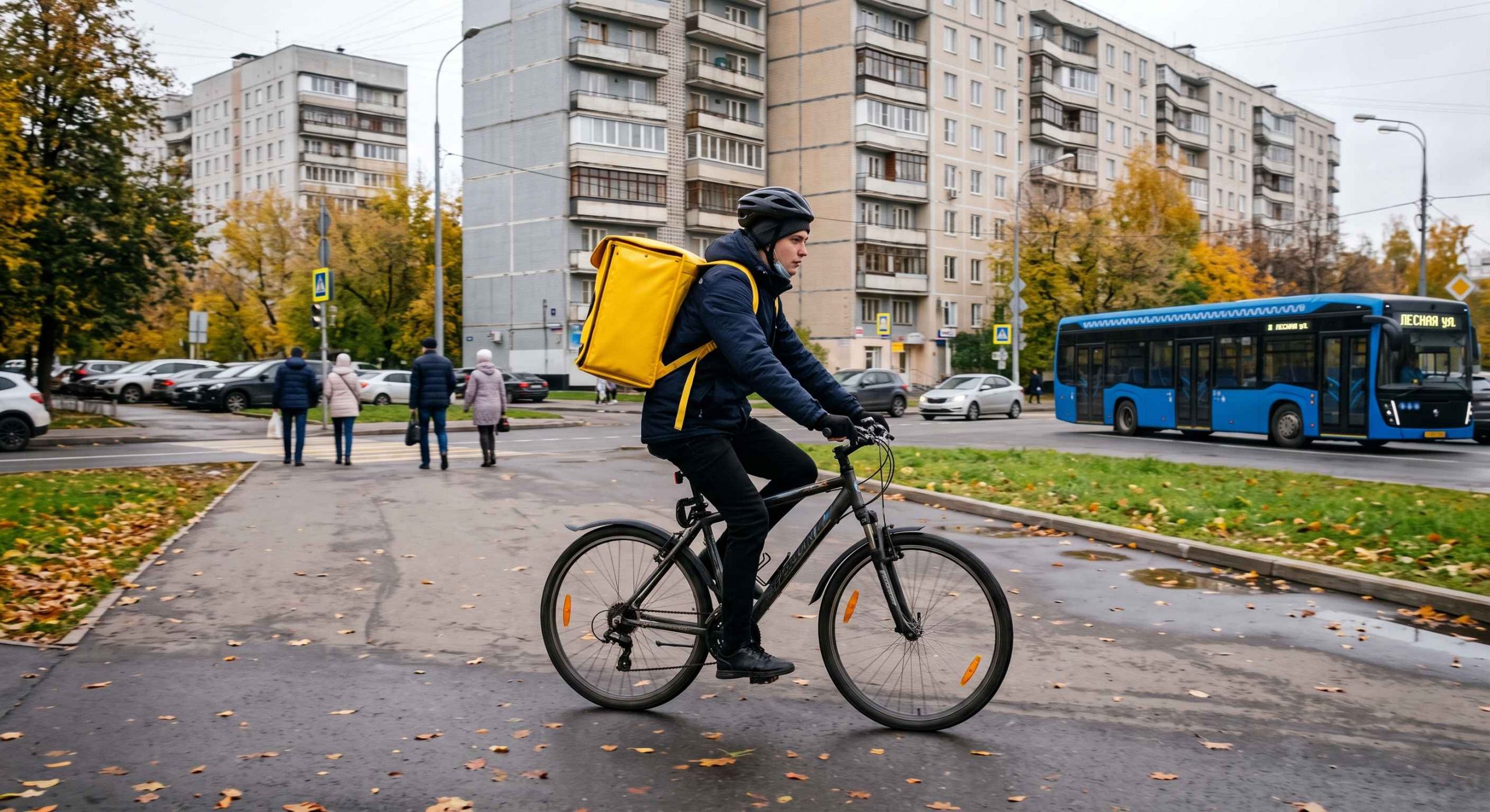 За доставку заказов на велосипеде в Москве готовы платить больше 9 000 рублей за смену